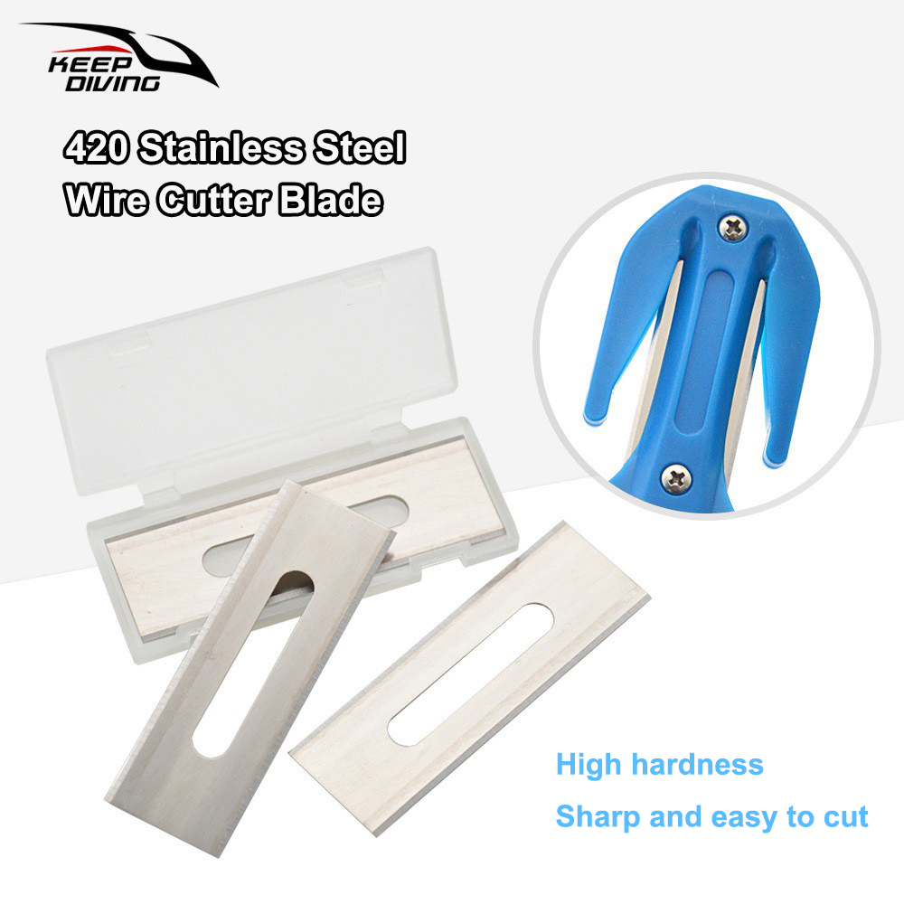 3PCS/lot Replaced Blades for K - Dive Knife Titanium recension och pris