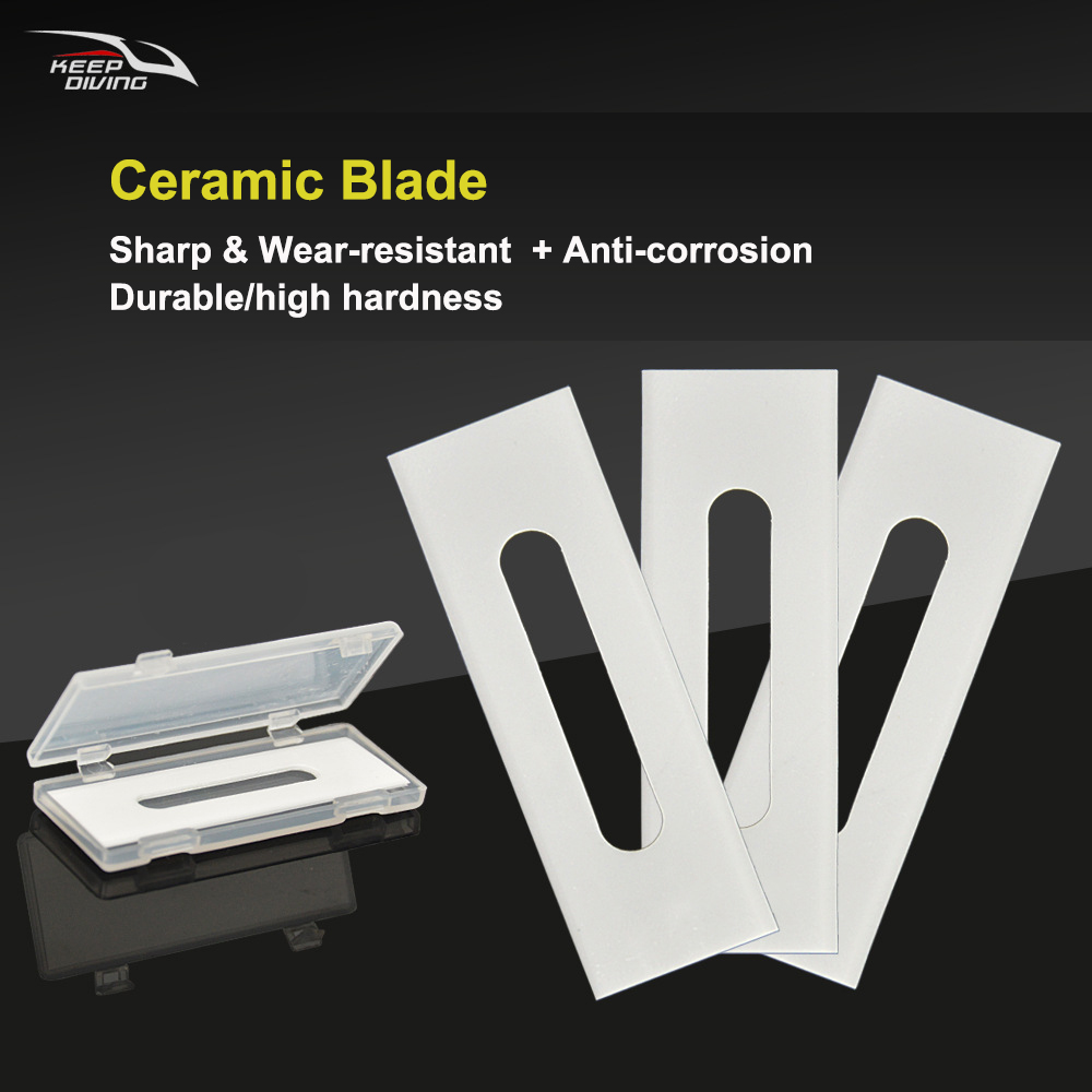 3PCS/lot Replaced Blades for K - Dive Knife Titanium recension och pris