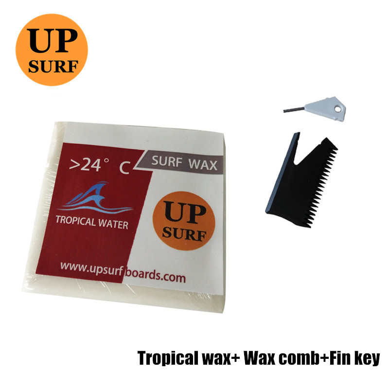 Surf Wax/surf wax comb/Fin Key - Surfboard Wax Tropical recension och pris