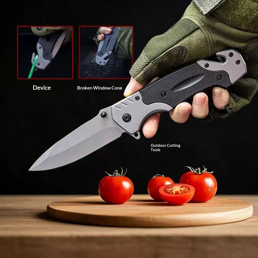 Portable Folding Pocket Knife, - Dive Knife Titanium recension och pris