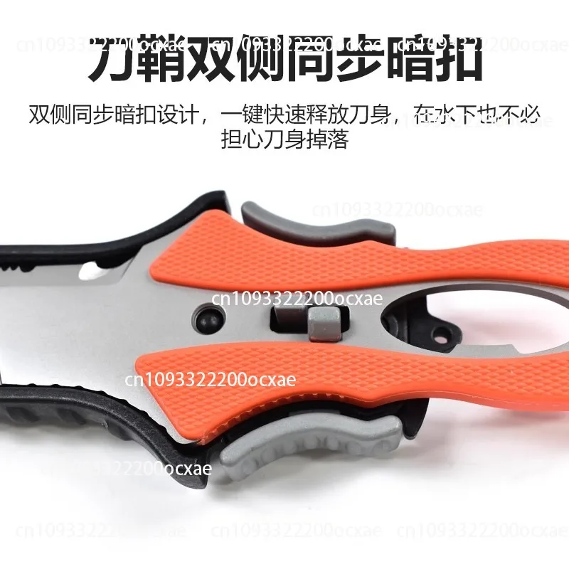 Water Rescue Knife Outdoor Rop - Dive Knife Titanium recension och pris