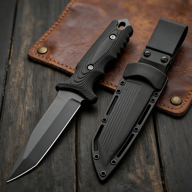8071 High Quality Stainless St - Dive Knife Titanium recension och pris