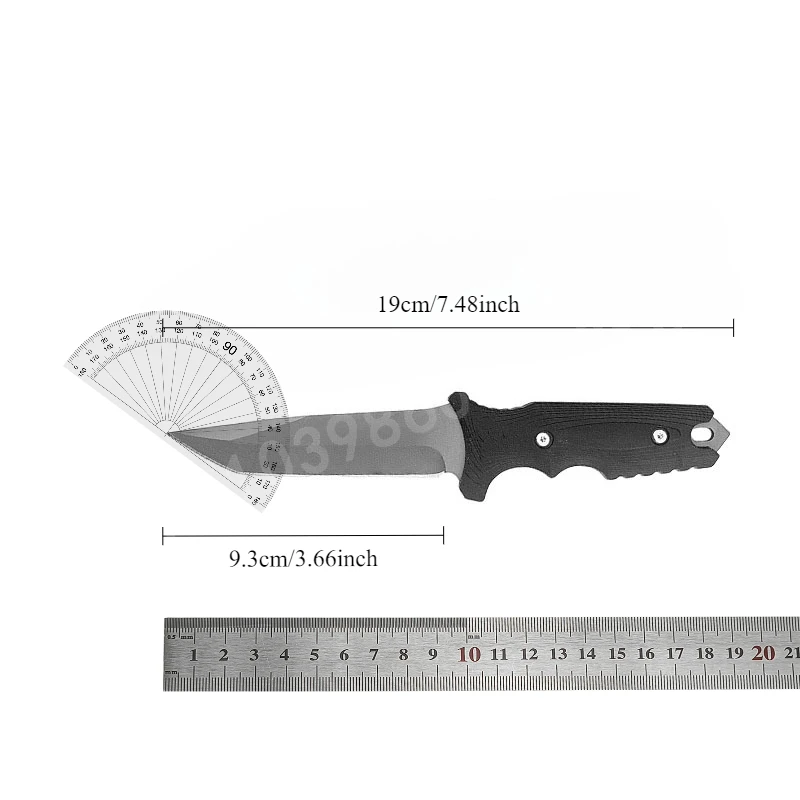 8071 High Quality Stainless St - Dive Knife Titanium recension och pris
