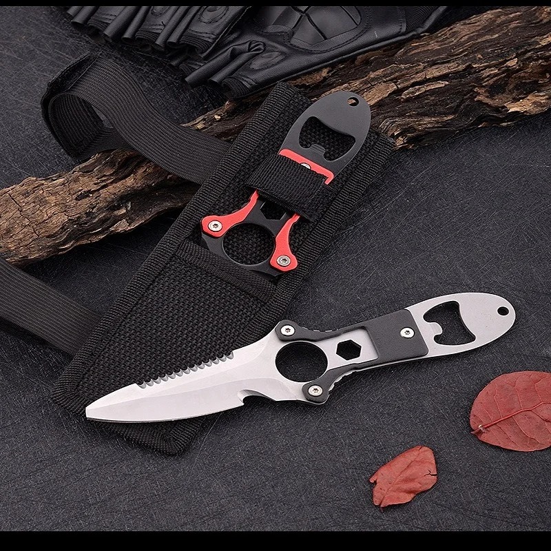 Stainless steel multifunctiona - Dive Knife Titanium recension och pris