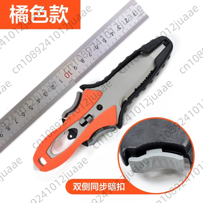 Water Rescue Knife Outdoor Rop - Dive Knife Titanium recension och pris